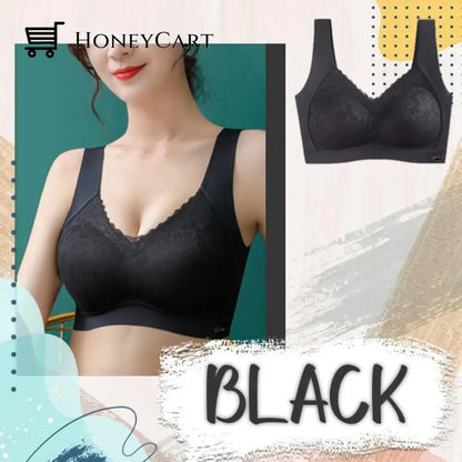 Cara Wirefree Seamless Lift Support Bra Winter 2022 M / Black Bras