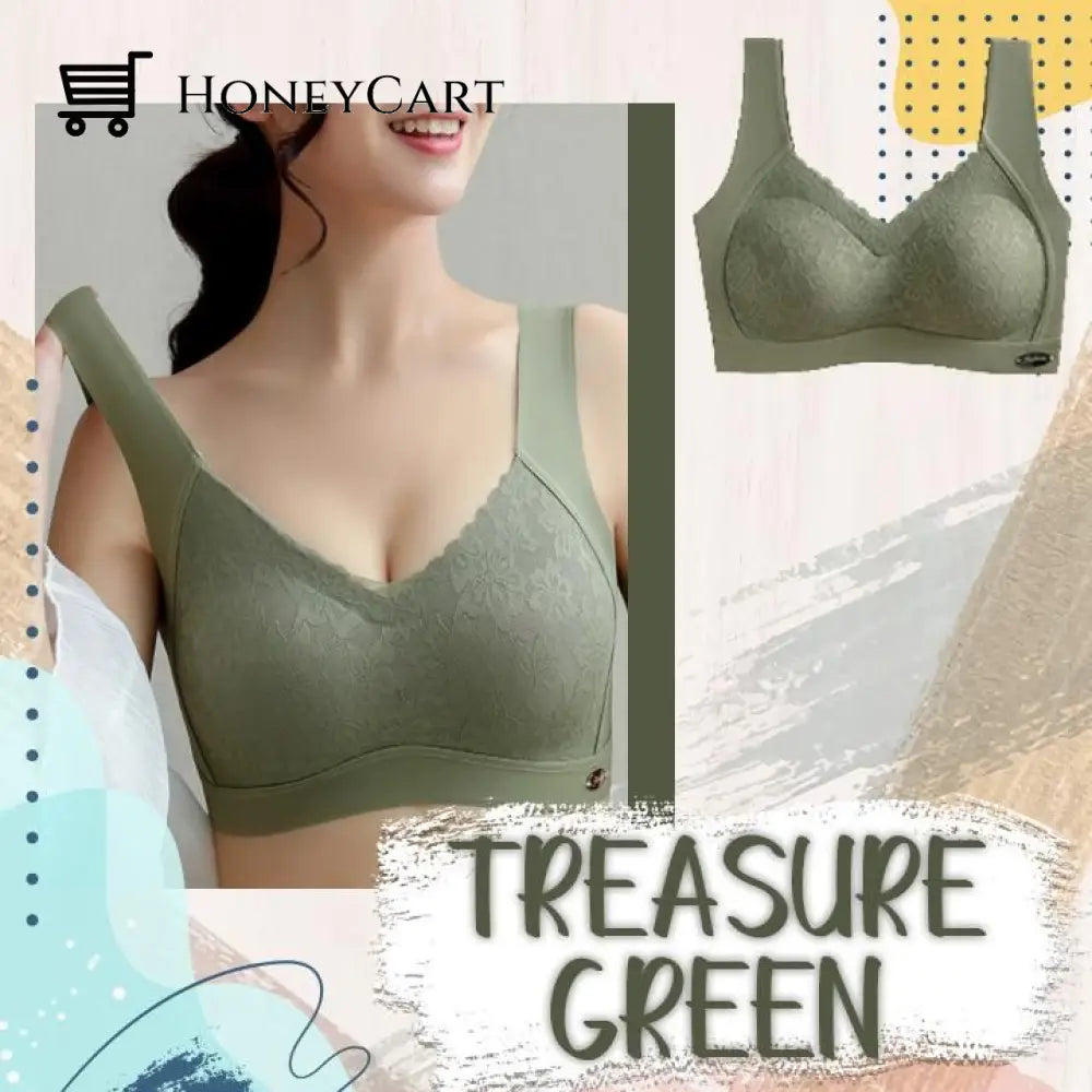Cara Wirefree Seamless Lift Support Bra Winter 2022 M / Treasure Green Bras