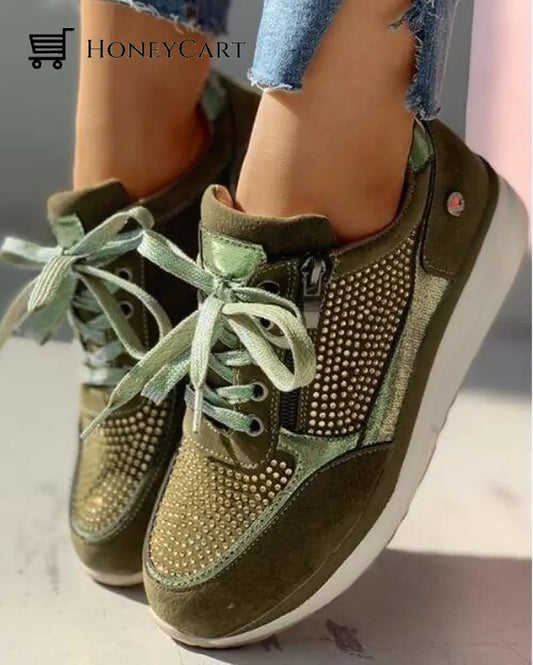 Casual Orthopedic Bunion Shoes For Womens Green / 5