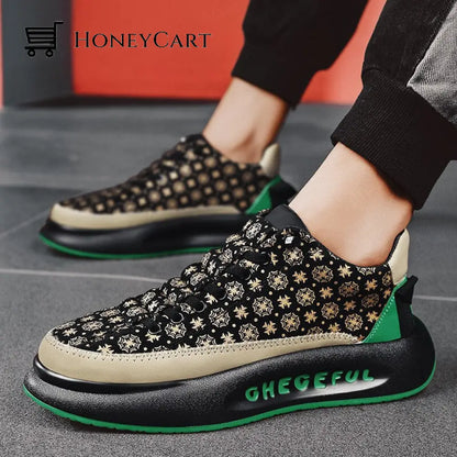 Casual Sports Breathable Shoes Green / 5