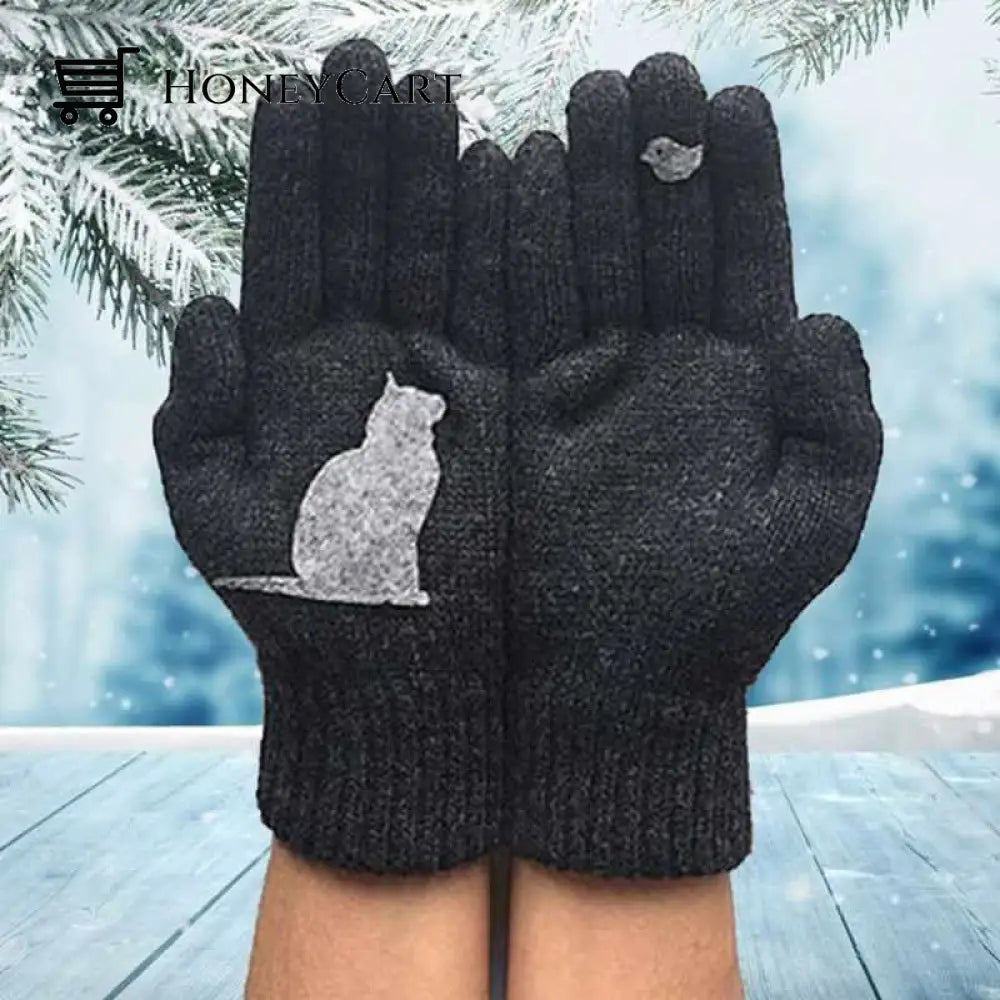 Cat Fan Cotton Gloves