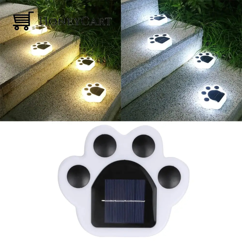 Cat Paw Solar Powered Outdoor Floor Lamps Gardening Accessories