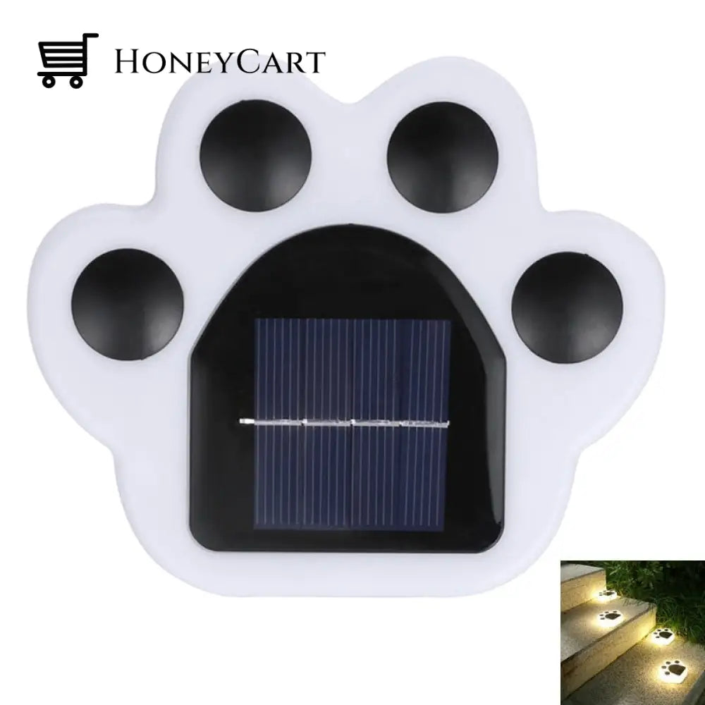 Cat Paw Solar Powered Outdoor Floor Lamps Warm White Gardening Accessories