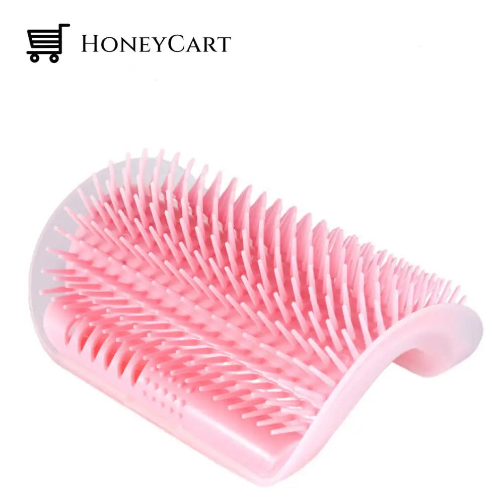 Cat Self Grooming Brush Pink Silicon