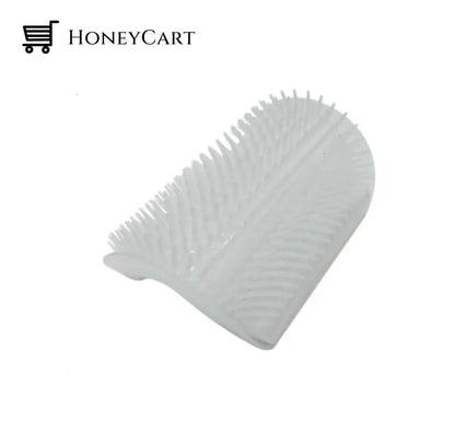 Cat Self Grooming Brush White Silicon
