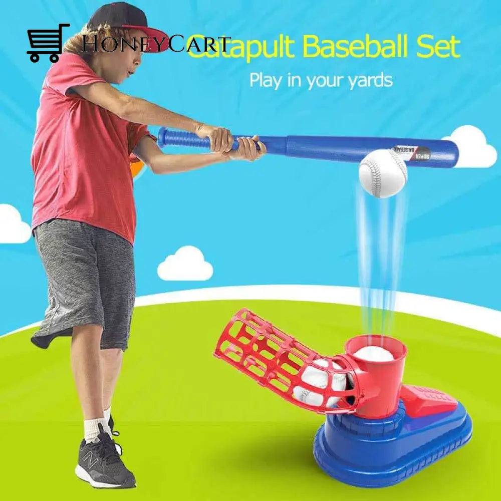 Catapult Baseball Set Kids Toys