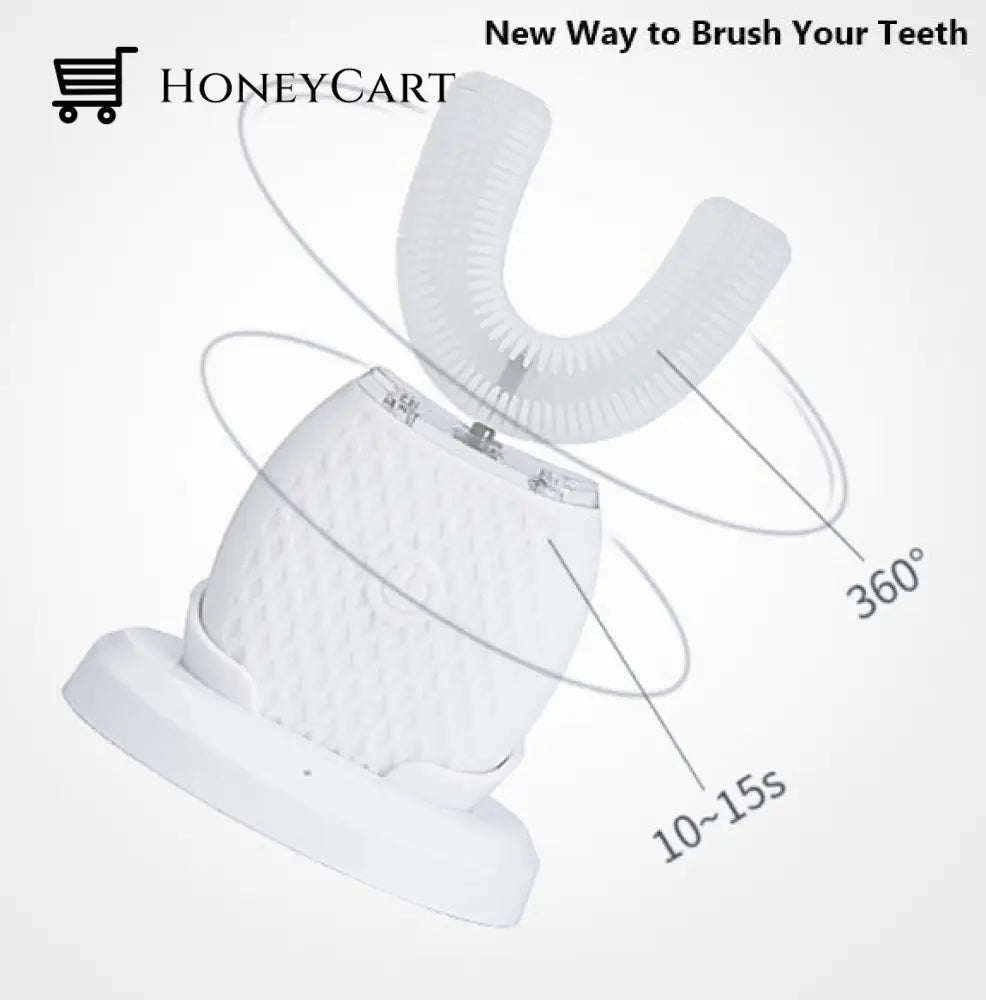 Century Automatic White Toothbrush