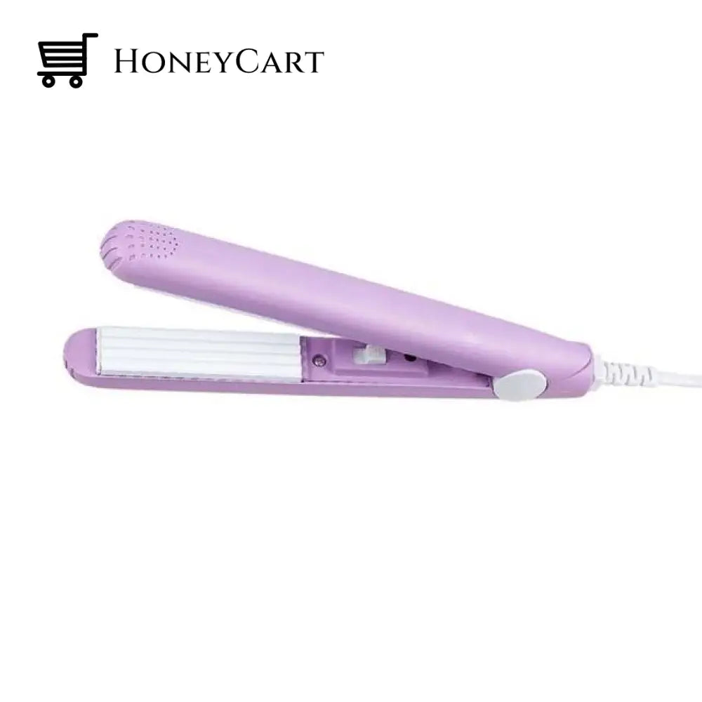 Ceramic Mini Hair Curler Purple Beauty