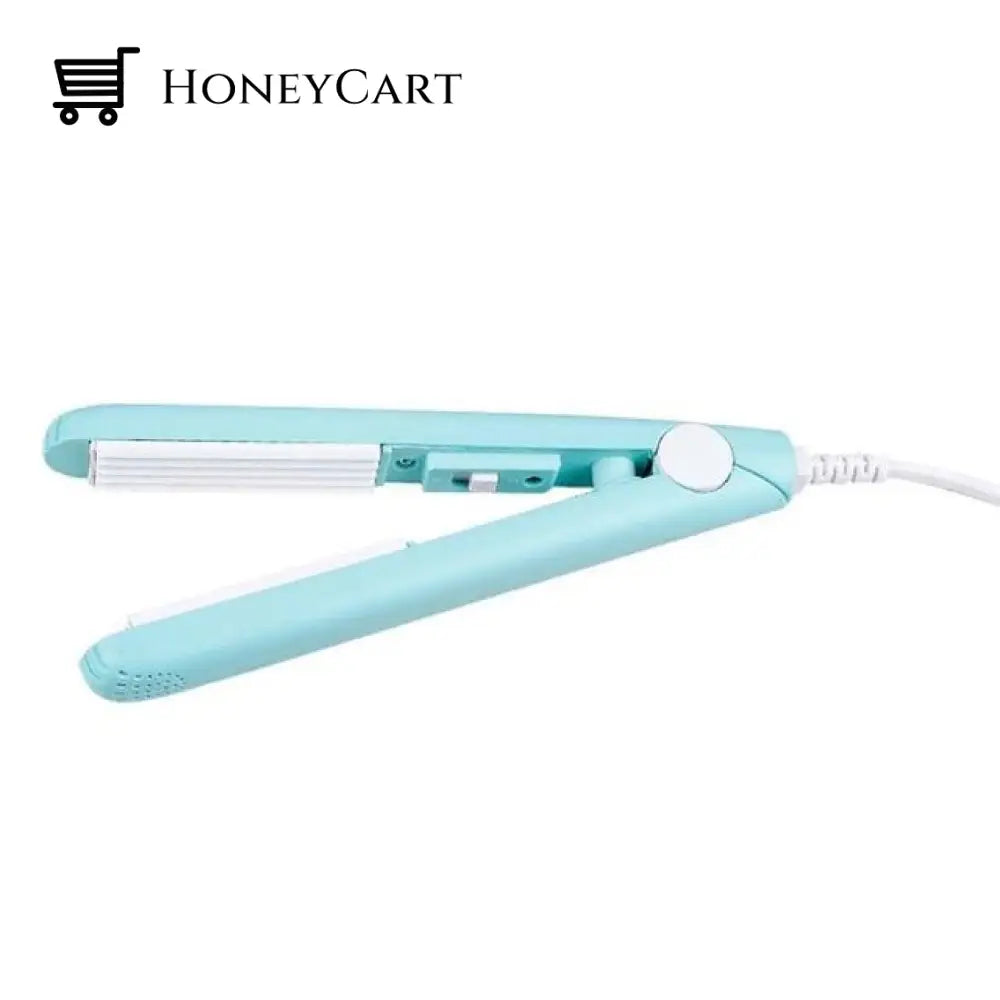 Ceramic Mini Hair Curler Sky Blue Beauty