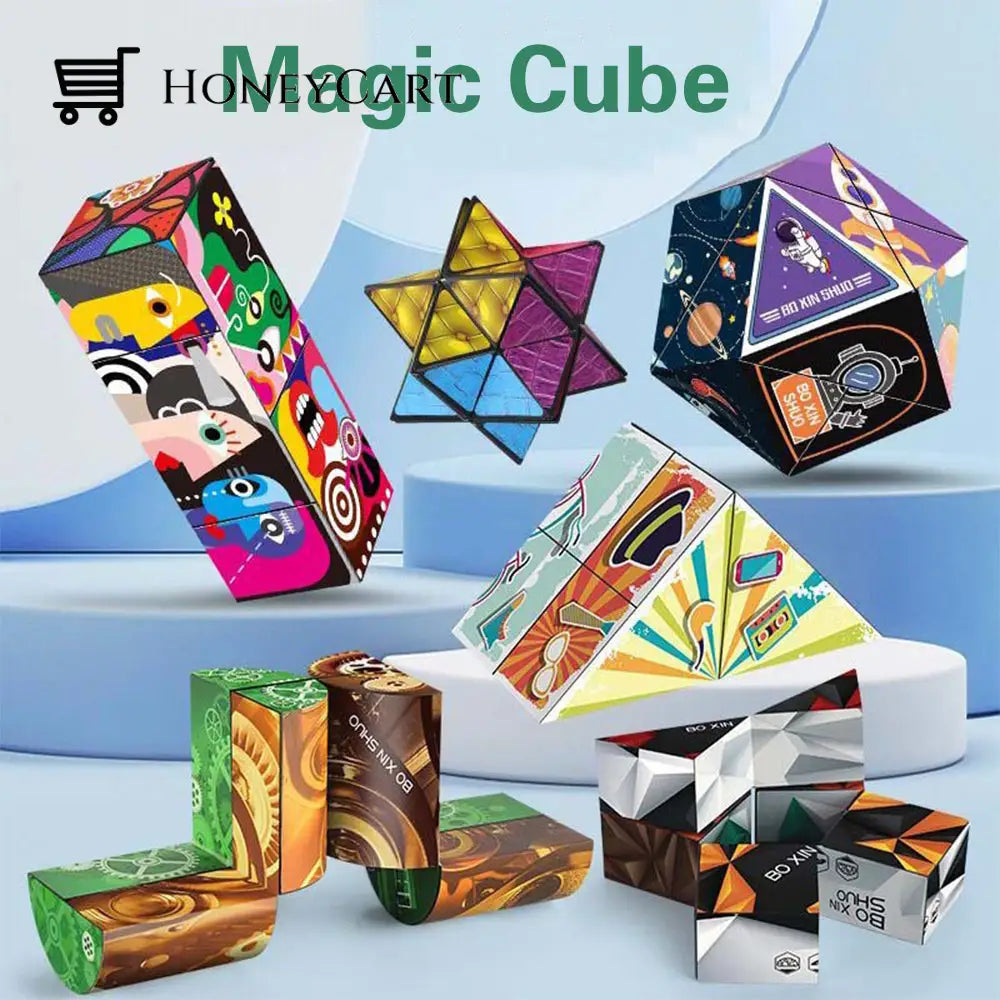 Changeable Magnetic 3D Magic Cube