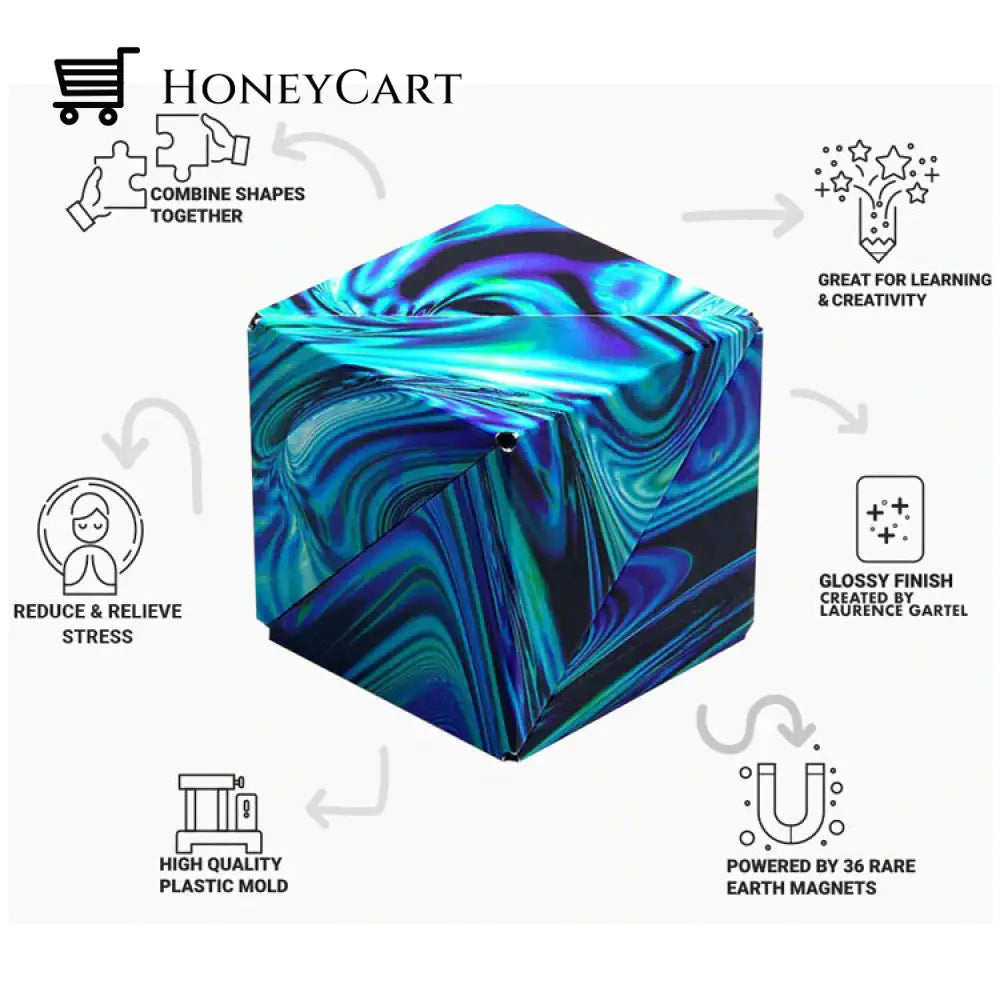 Changeable Magnetic 3D Magic Cube
