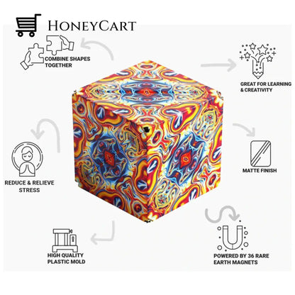 Changeable Magnetic 3D Magic Cube