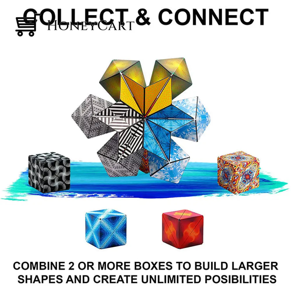Changeable Magnetic 3D Magic Cube