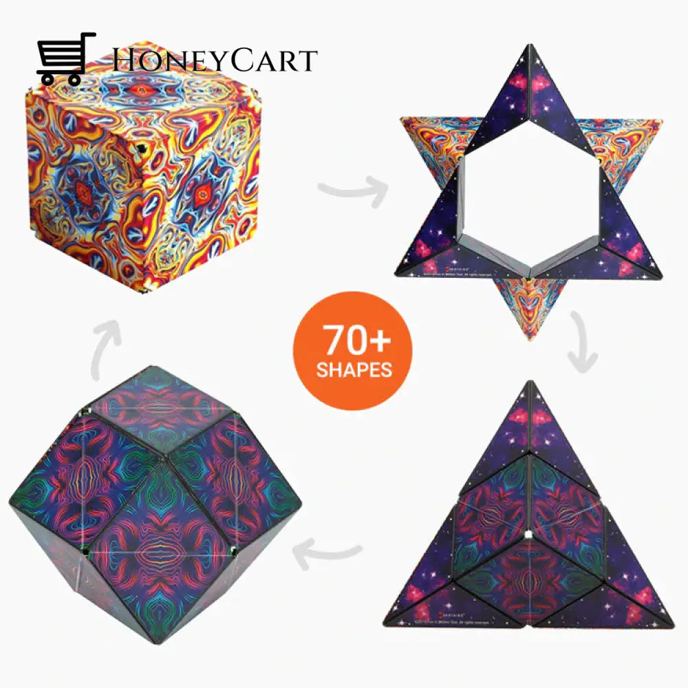 Changeable Magnetic 3D Magic Cube