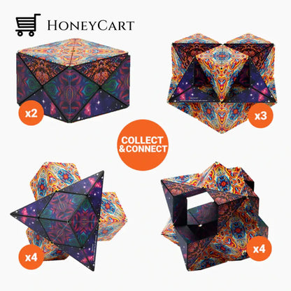 Changeable Magnetic 3D Magic Cube