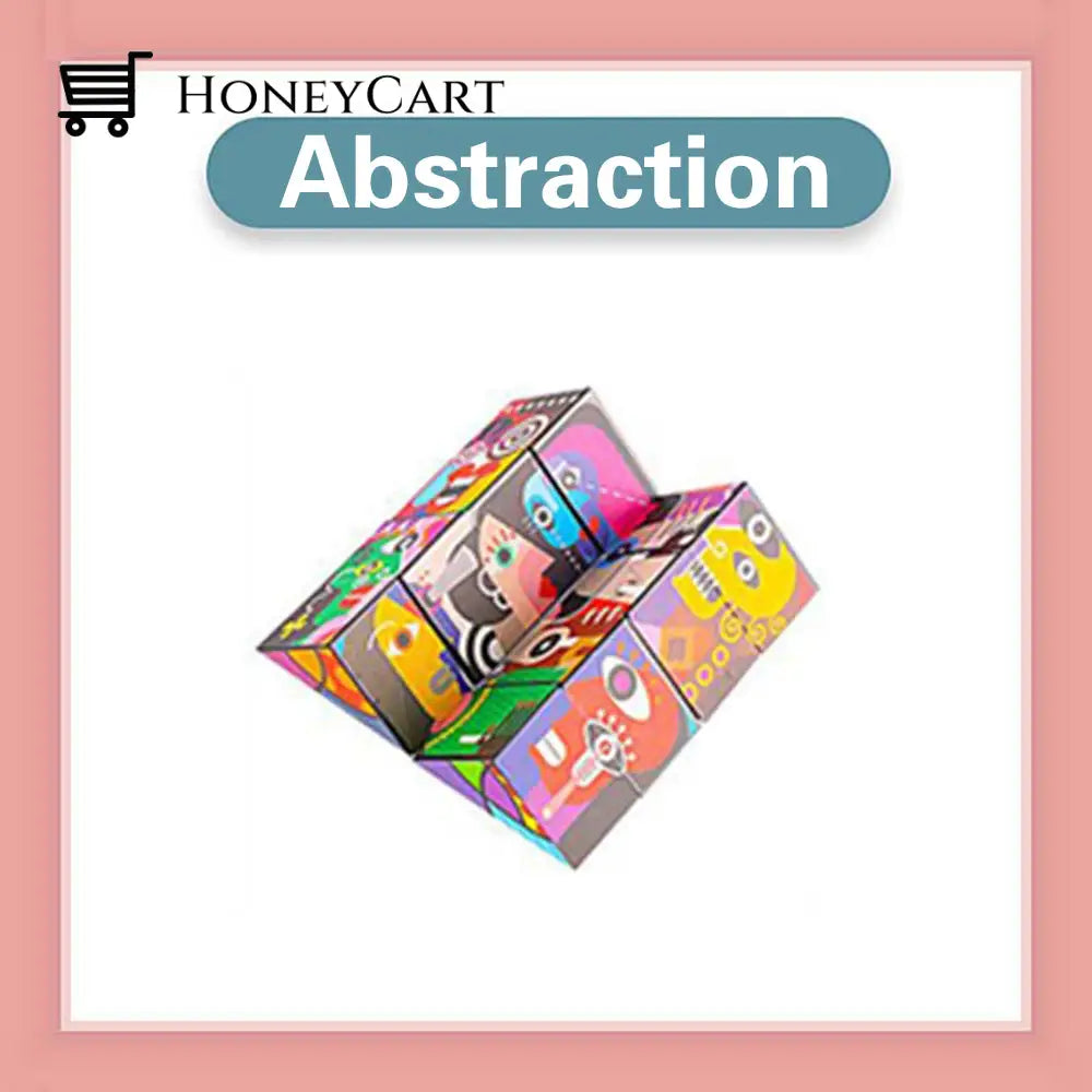 Changeable Magnetic 3D Magic Cube Abstraction