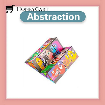 Changeable Magnetic 3D Magic Cube Abstraction