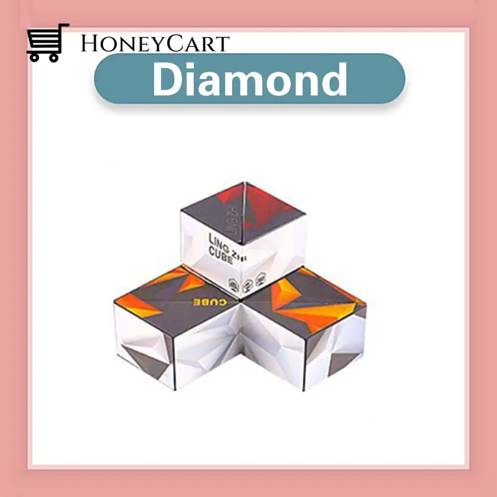 Changeable Magnetic 3D Magic Cube Diamond