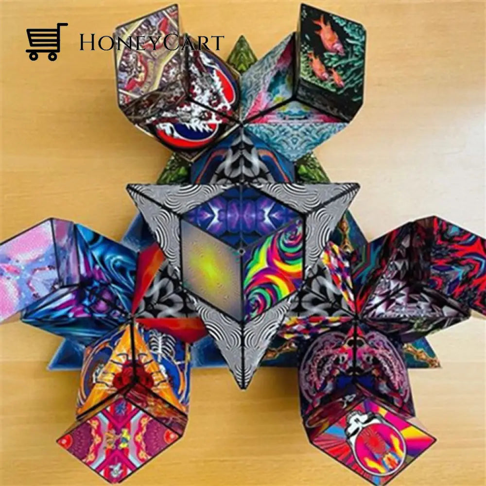 Changeable Magnetic 3D Magic Cube Flame