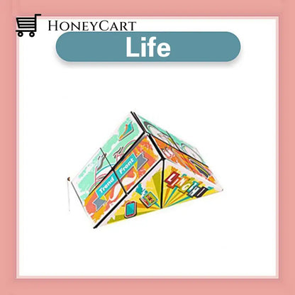 Changeable Magnetic 3D Magic Cube Life