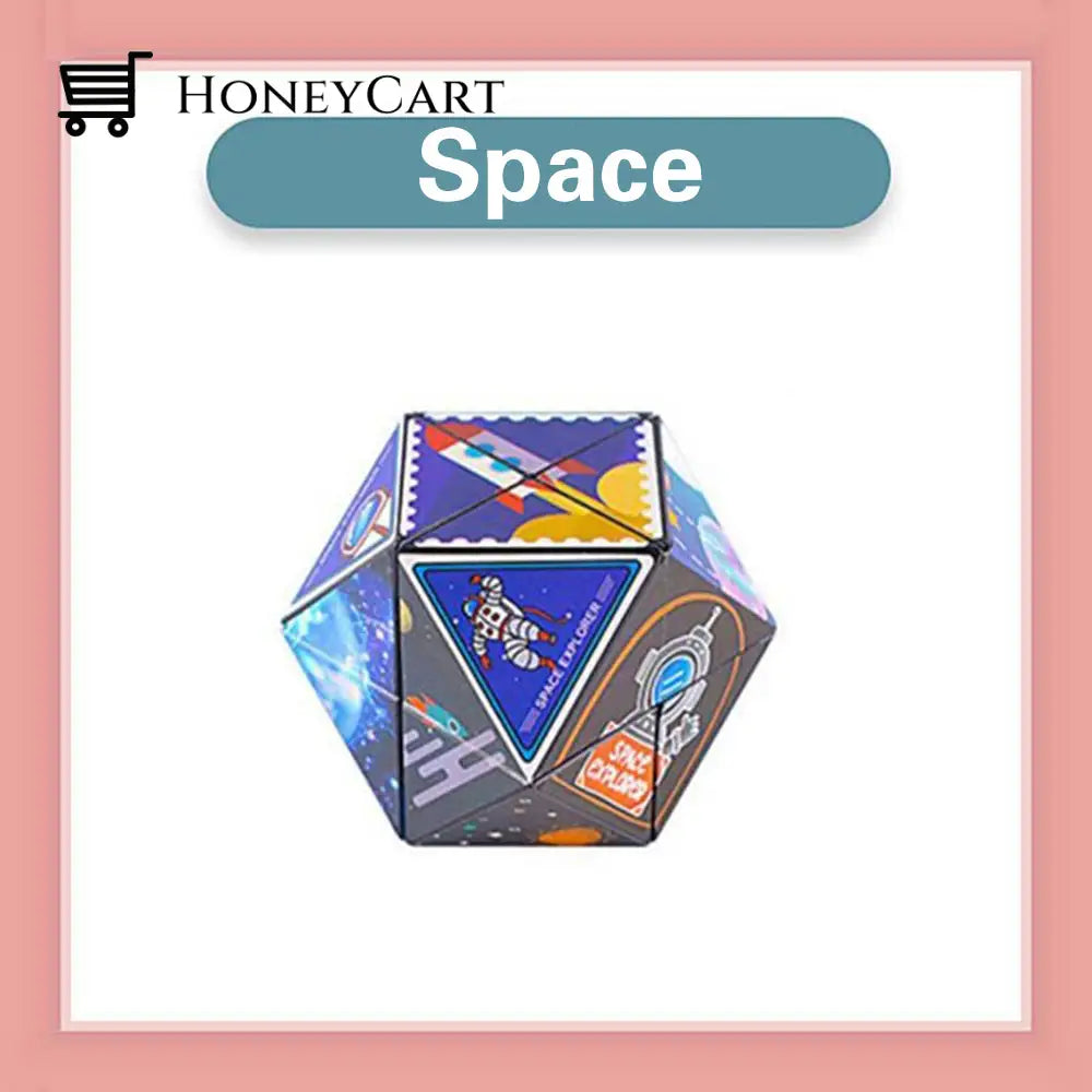 Changeable Magnetic 3D Magic Cube Space