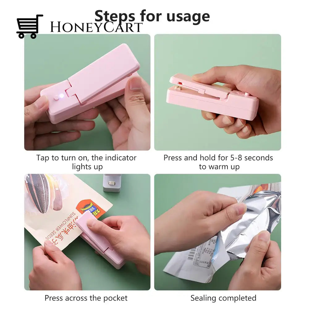 Chargeable Usb Bag Sealer Seal Stamps