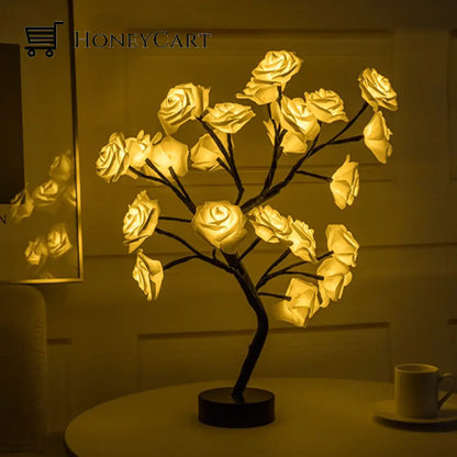 Charming Rose Tree Sunset Gold