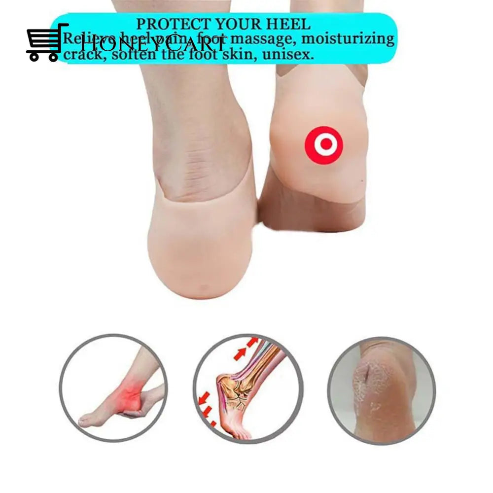 Choose My Bag Hot Unisex Invisible Height Increase Socks Heel Pads Bunion Socks