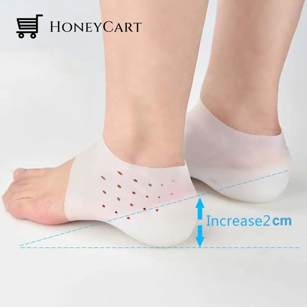 Choose My Bag Hot Unisex Invisible Height Increase Socks Heel Pads Bunion Socks