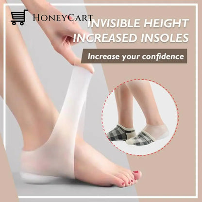 Choose My Bag Hot Unisex Invisible Height Increase Socks Heel Pads Bunion Socks