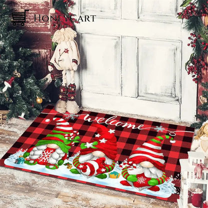 Christmas Floor Mat Entrance Doormat Bedroom Bath Toilet Anti Slip Carpet 2023 Color 11 Merry