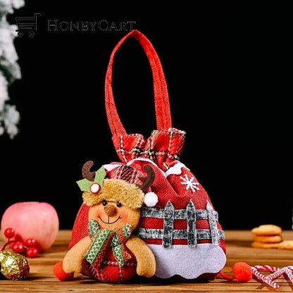 Christmas Gift Doll Bags New- Reindeer