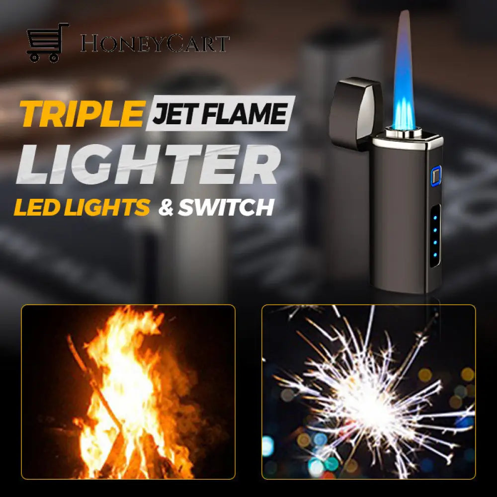 Christmas Hot Sale 49% Off - Triple Jet Flame Lighter