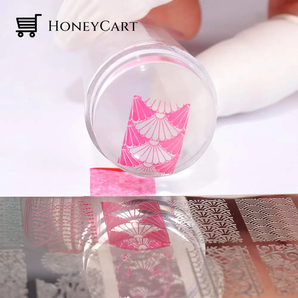 (Christmas Hot Sale Now)-Silicone French Nail Art Stamp- Buy Package2 Get Free Shipping