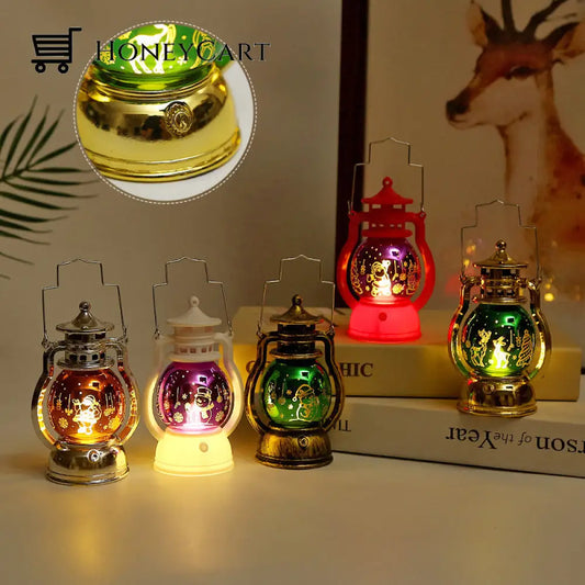 Christmas Lamp Led Lantern Hanging Decor