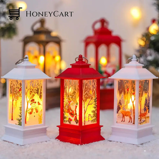 Christmas Lantern Light Merry Decorations For Home 2024