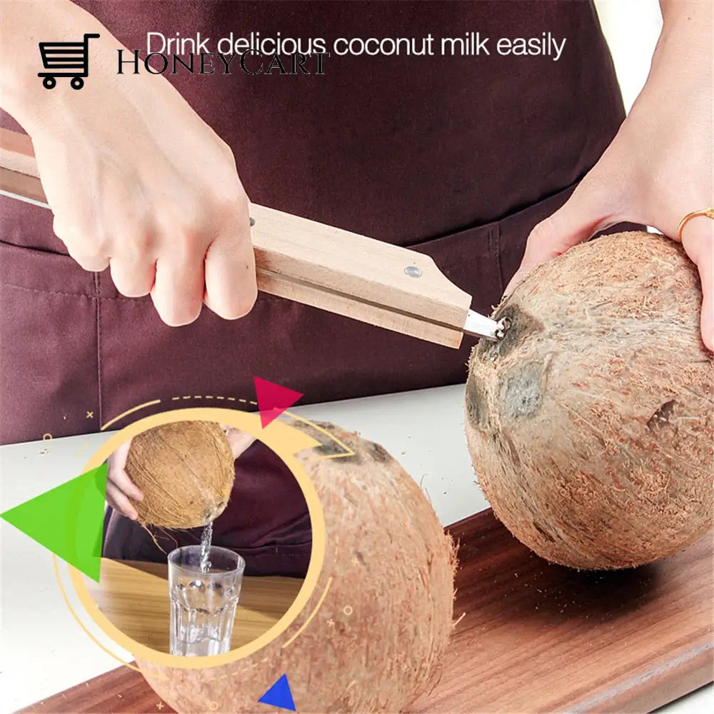 Coconut Opener Fruit Double Ended