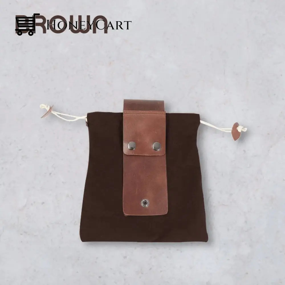 Collapsible Foraging Bag Brown Gardening Tools
