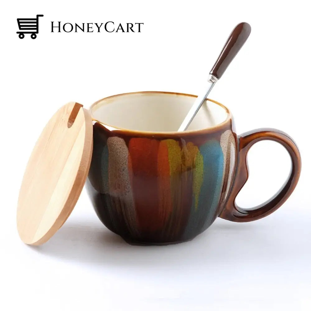 Collectible Colorful Handmade Coffee Mug White Mugs