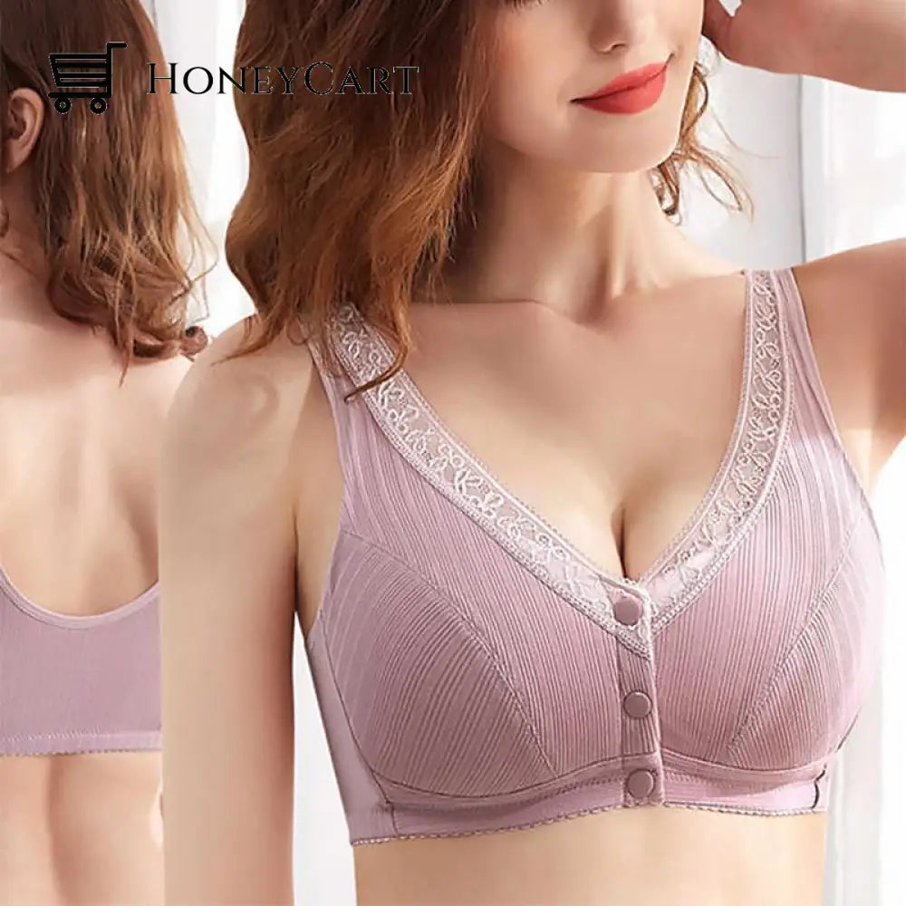 Comfortable Front Button Bra