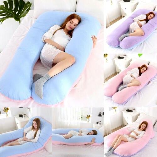 Sleeping Full Support Body Pillow - Ergonomic Design For Pregnancy, Shoulder & Back Pain