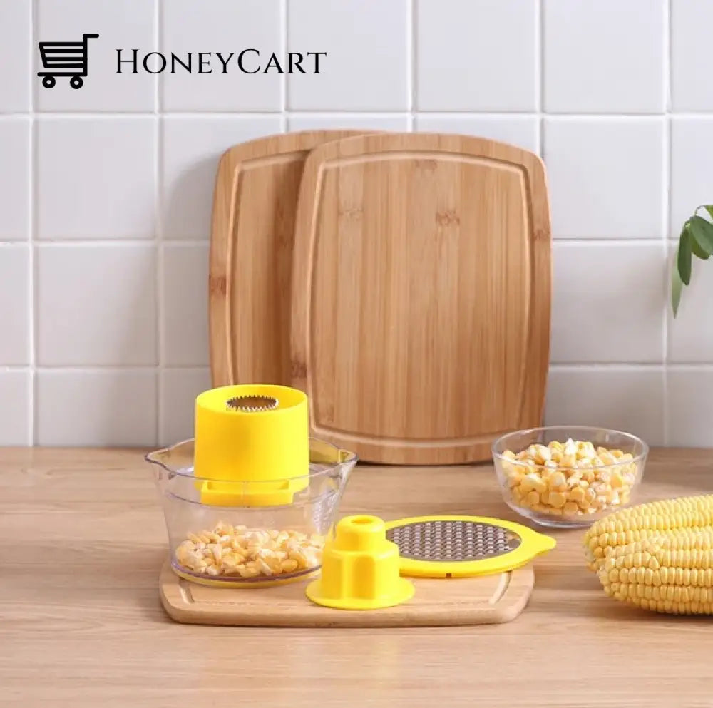 Corn Thresher-Quickly Peel Corn Thresher(Total Of 4 Accessories Kitchenware