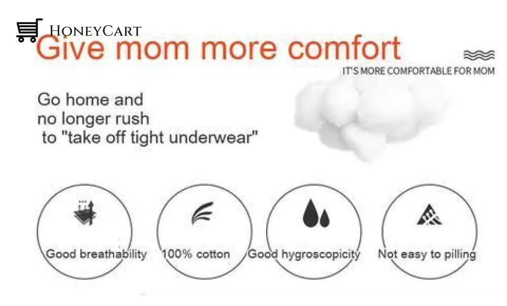Cotton Bra Wire-Free Middle-Aged Bras Elderly Mama Front Buckle Underwear Large Size Comfortable