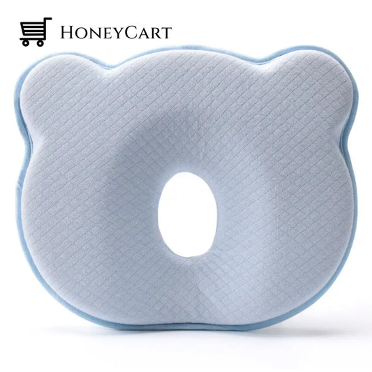 Cozycocoon Ergonomic Memory Foam Baby Pillow Blue