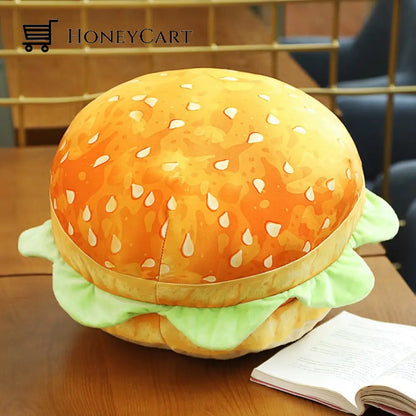 Creative Burger Bread Plush Toy 3D 40Cm