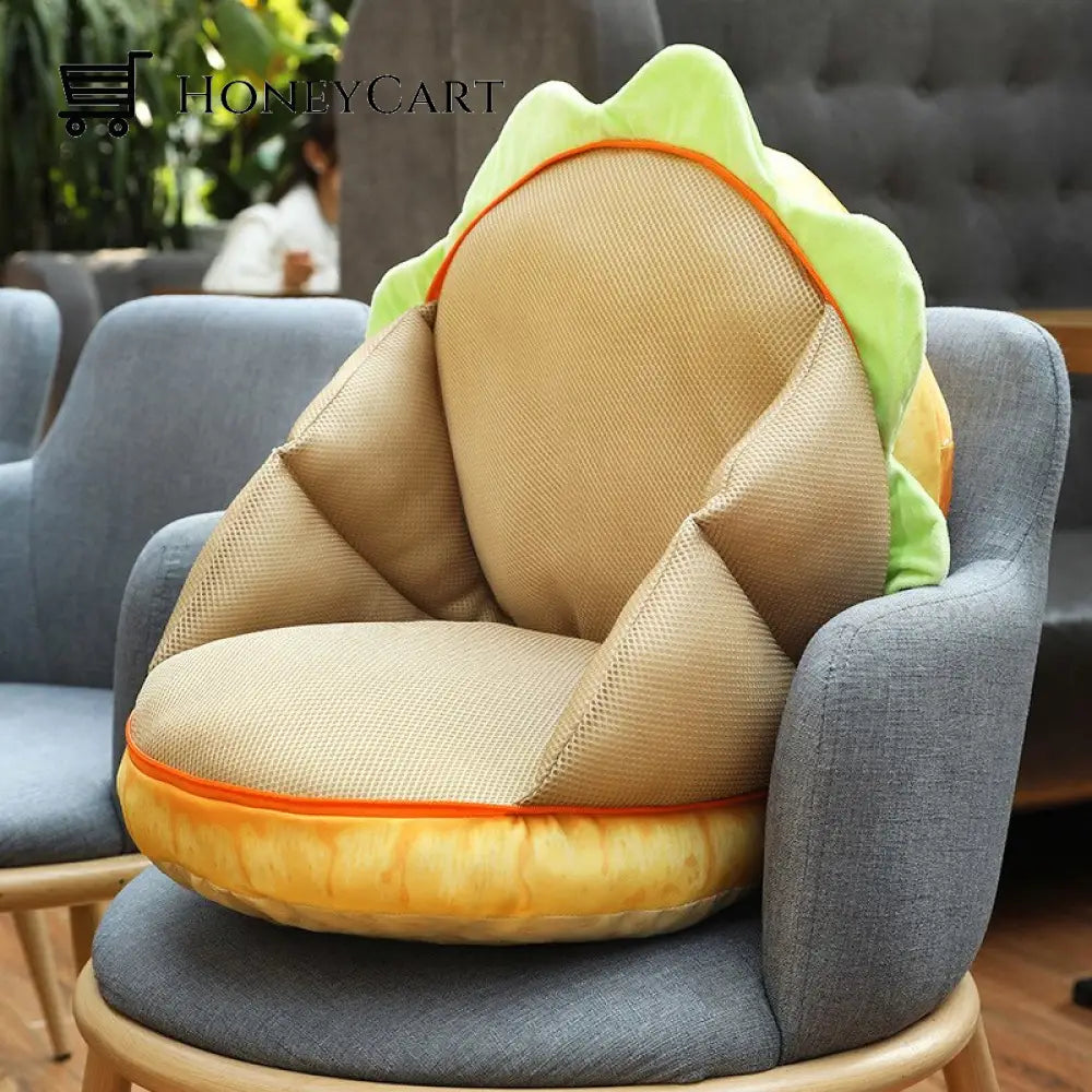 Creative Burger Bread Plush Toy 3D