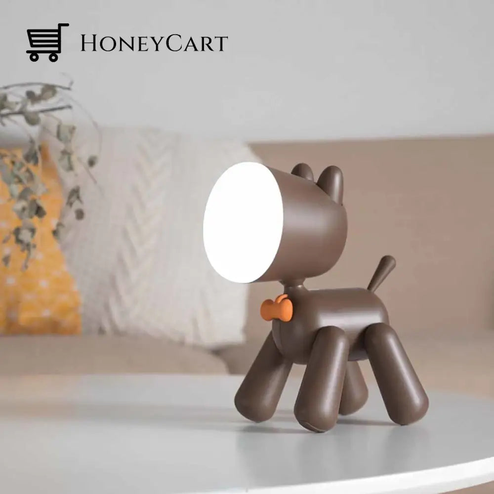 Creative Cute Dog Night Light Brown Lights & Ambient Lighting