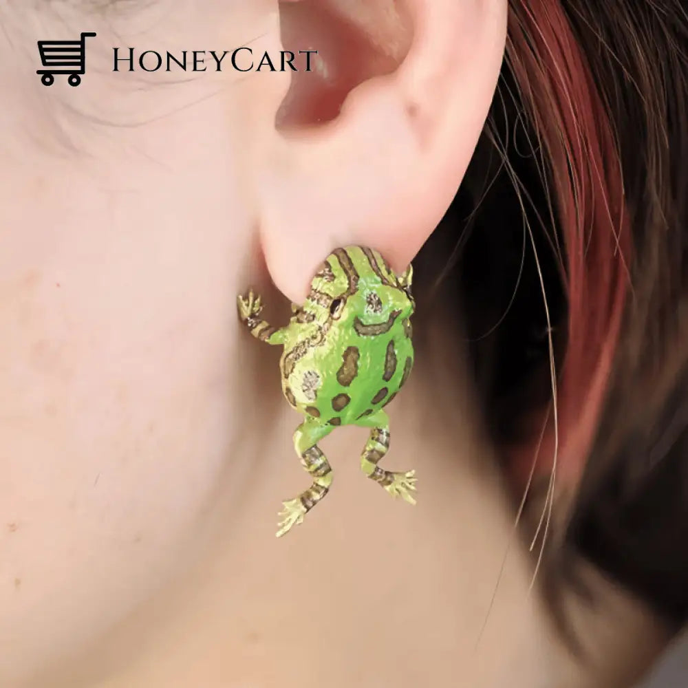 Creative Frog Earring Clips