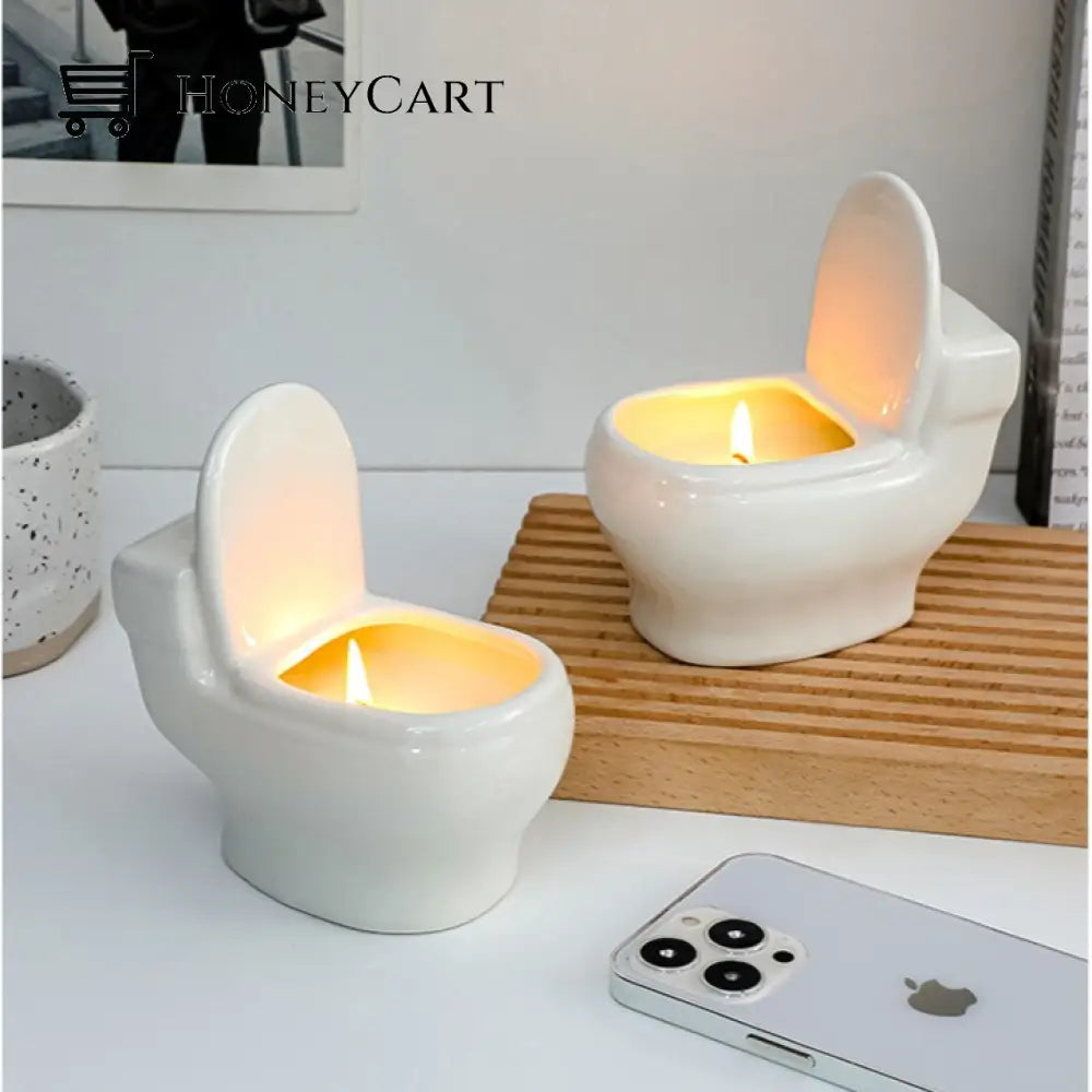 Creative Funny Toilet Aromatherapy Candle Candles