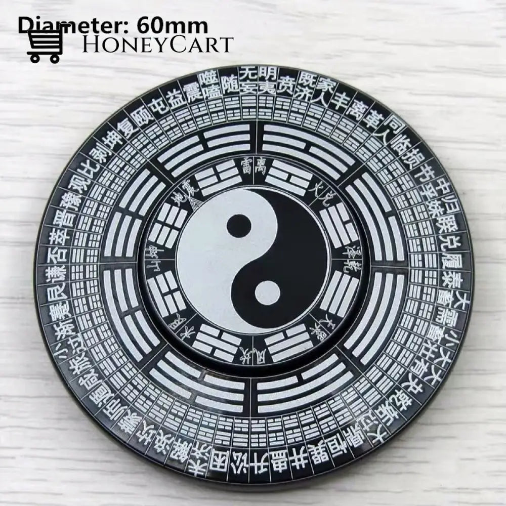 Creative Metal Ying Yang Fidget Spinner Diameter 60Mm03 Spinning Wheels